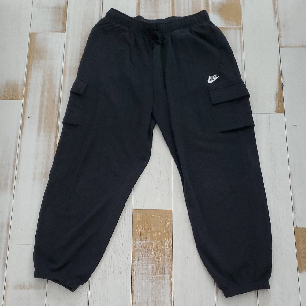 Nike Women's Black Cargo Joggers